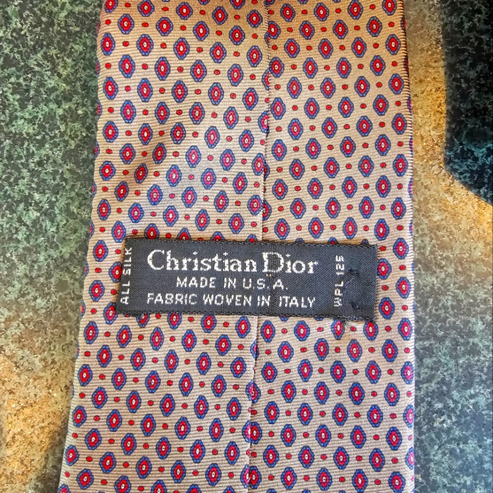 Christian Dior Patterned Tie